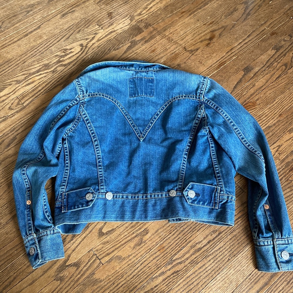 Levi’s Western Denim Jacket Blue Large - Picture 3 of 3